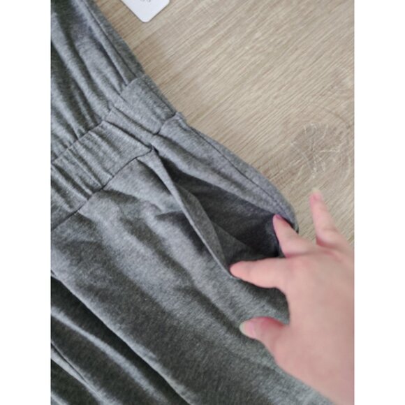 Soft Surroundings Audun Cotton Modal Heathered Grey One Piece Jumpsuit S Small - Picture 8 of 14